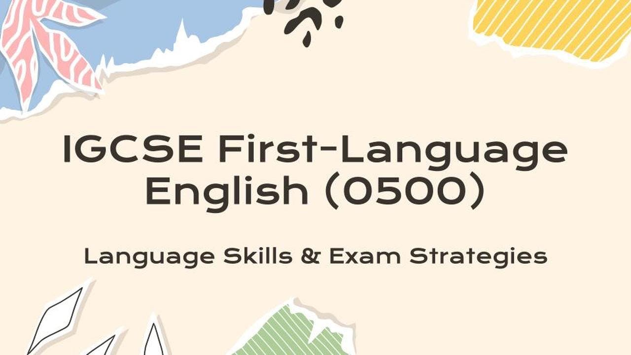 Cambridge IGCSE First-Language English (0500)